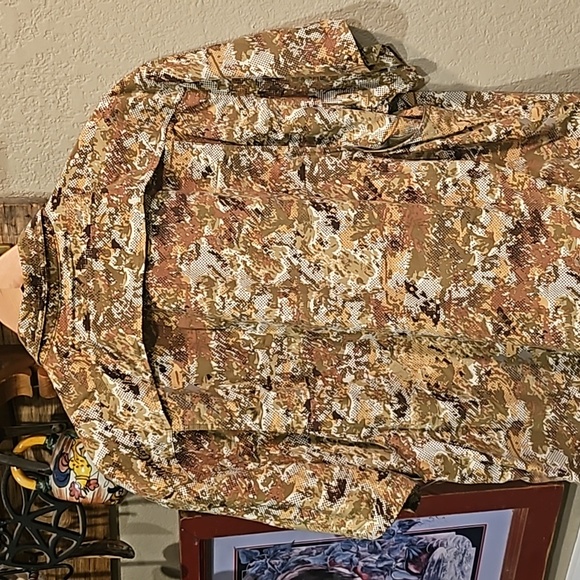 Awesome DUCK CAMP XXXL premium wing shootinh camo nylon shirt sleeve shirt EUC - Picture 7 of 9